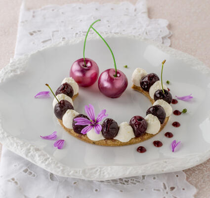 Cerises confites, Recette