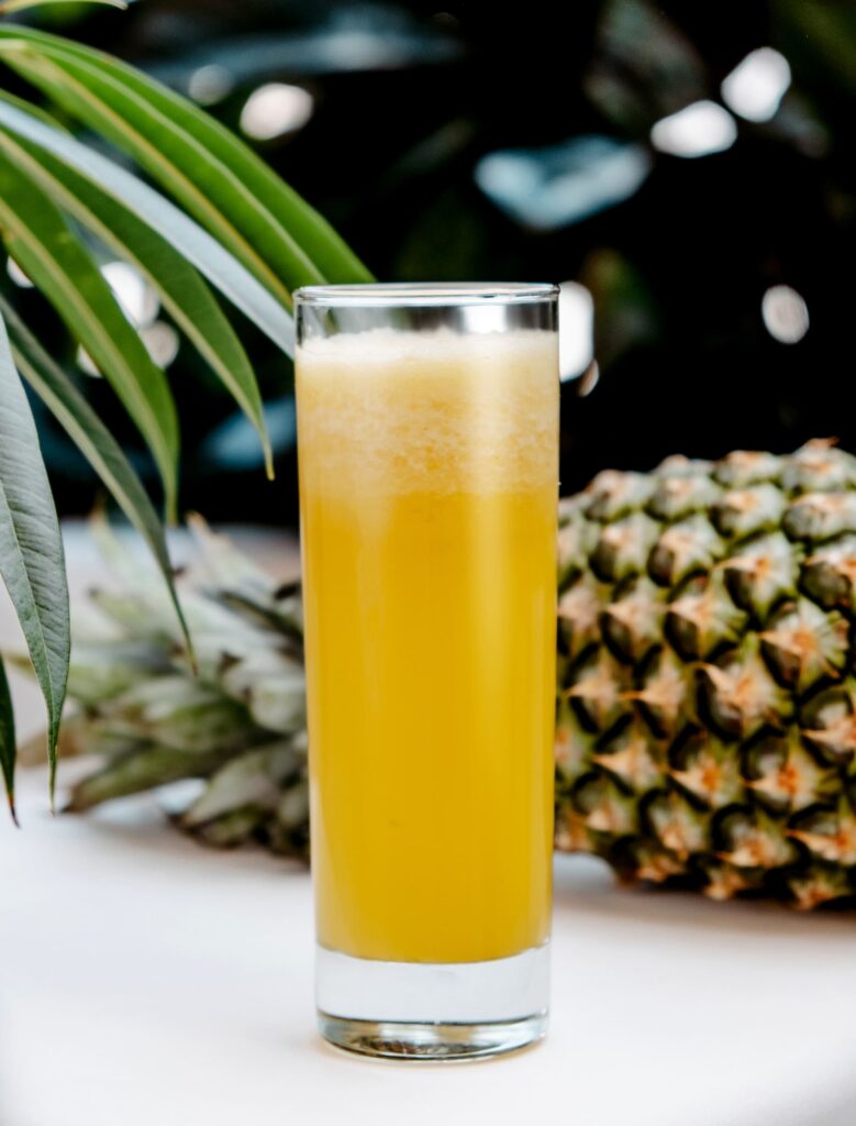 Smoothie ananas mangue passion